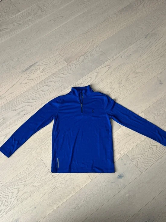 Ralph Lauren Polo Sport Blue Performance Zip Top - Picture 1 of 3